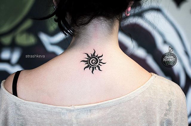 tattoo femenino del sol 10