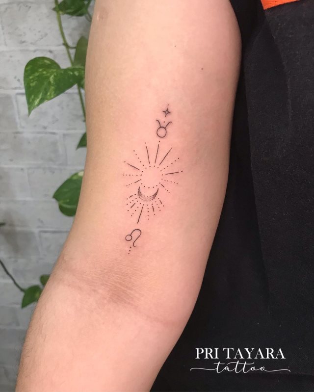 tattoo femenino del sol y la luna 05