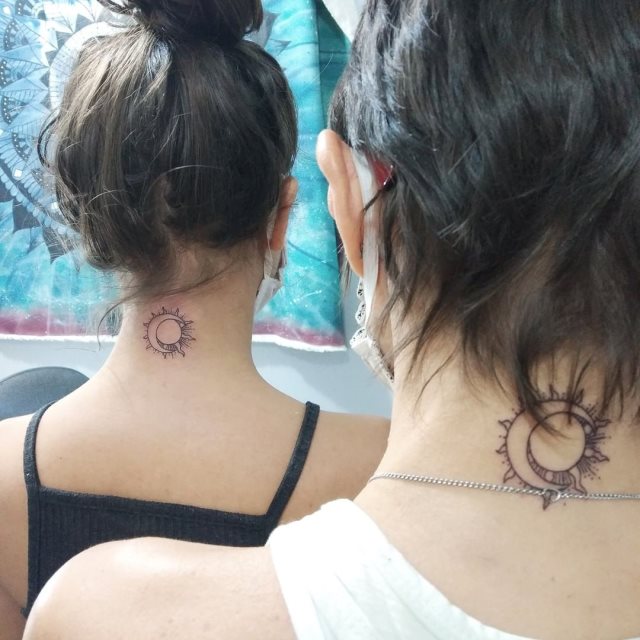 tattoo femenino del sol y la luna 08