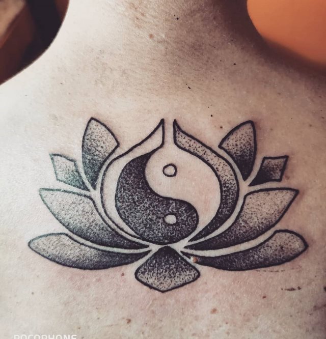 tattoo femenino del yin y yang 16