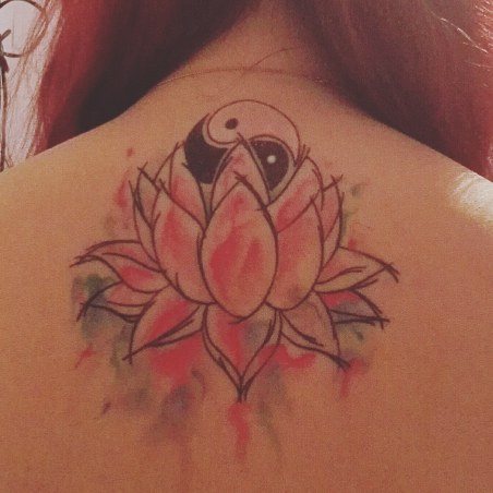 tattoo femenino del yin y yang 34