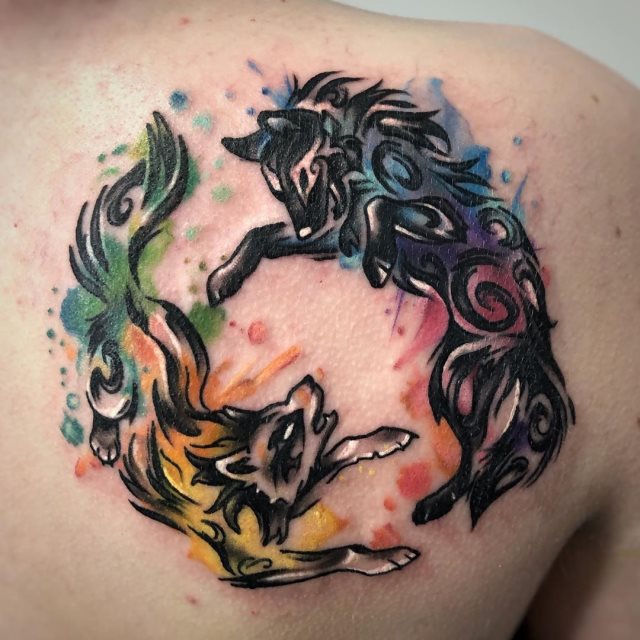 tattoo femenino del yin y yang 52