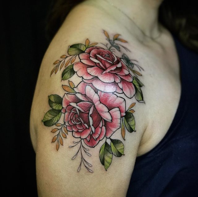 tattoo femenino flor 61