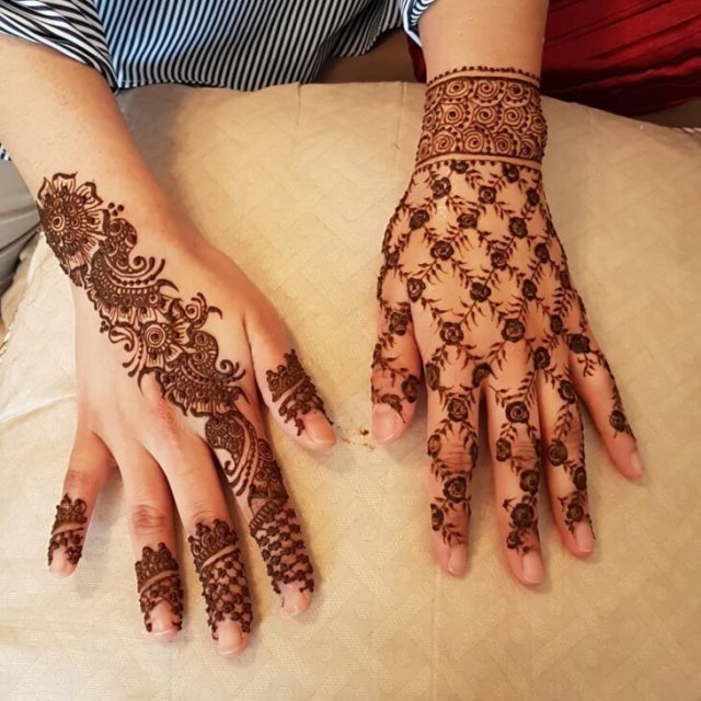tattoo femenino hecho de henna 42