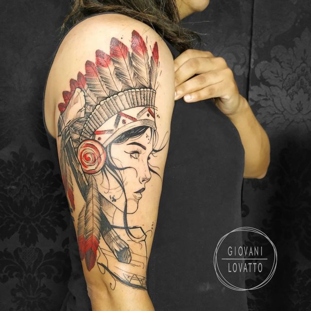 tattoo femenino indigenas 23