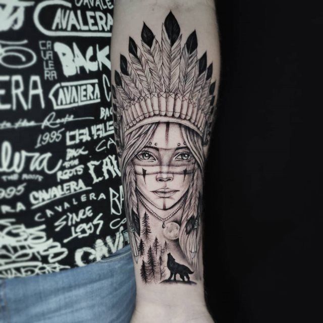 tattoo femenino indigenas 32