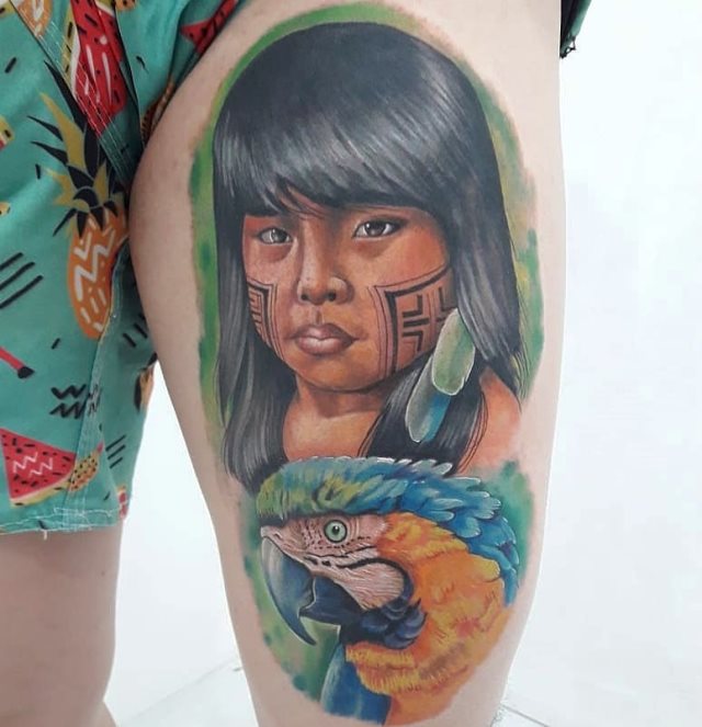 tattoo femenino indigenas 45