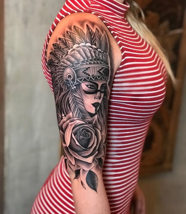 tattoo femenino indigenas 68
