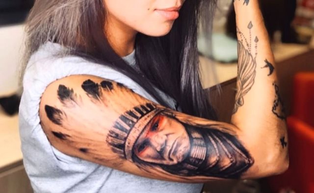 tattoo femenino indigenas 81