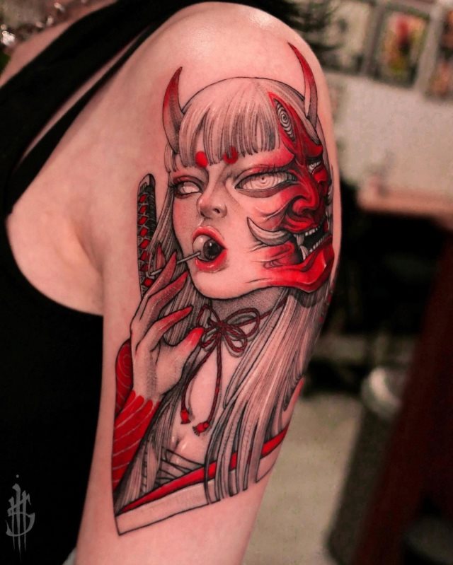 tattoo femenino japones 23