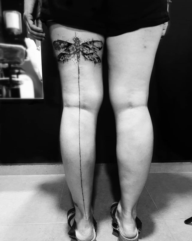 tattoo femenino libelula 48