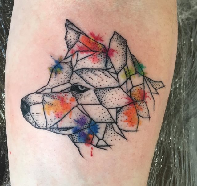 tattoo femenino lobo 32