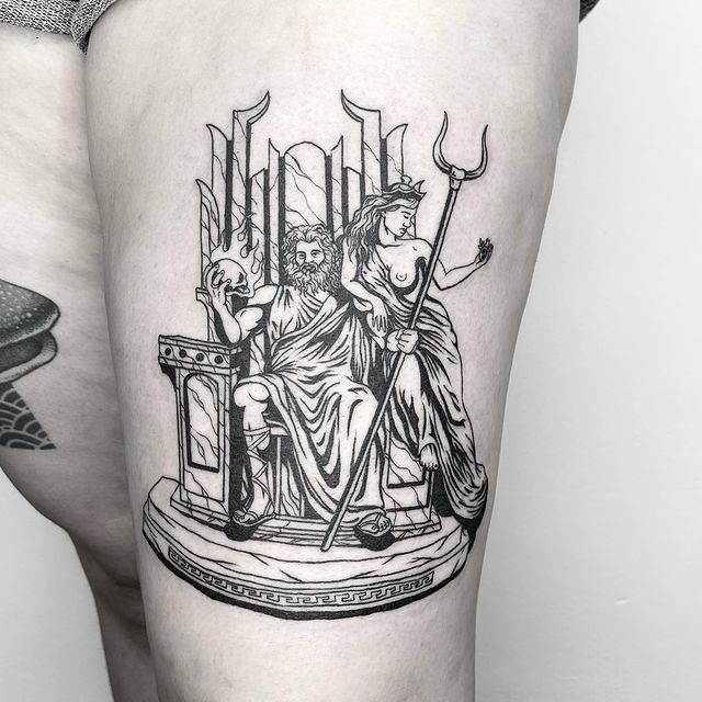 tattoo femenino mitologia griego 21