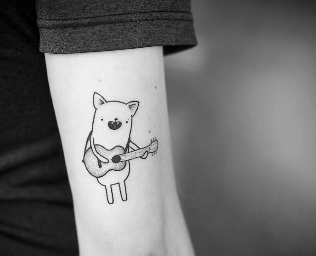 tattoo femenino musical 50