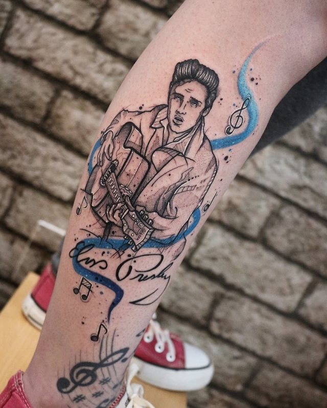 tattoo femenino musical 56