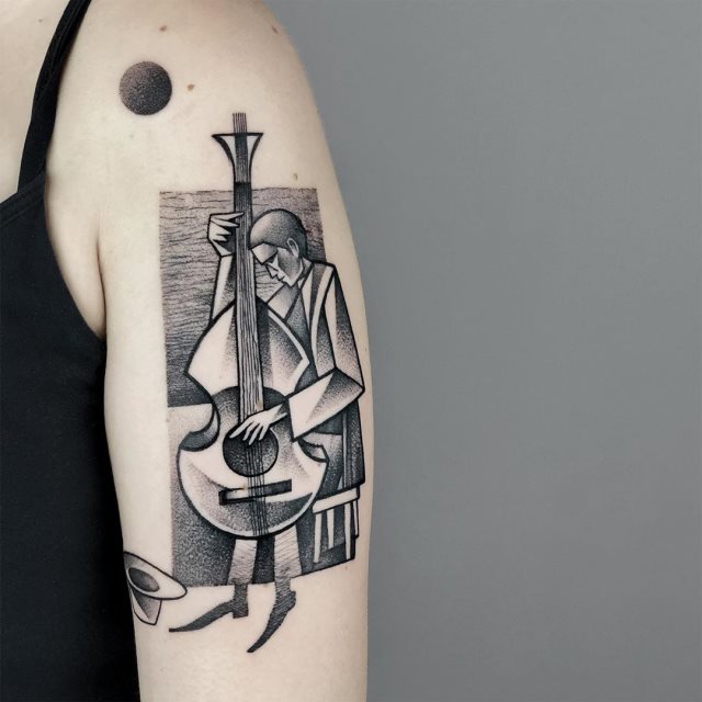 tattoo femenino musical 69
