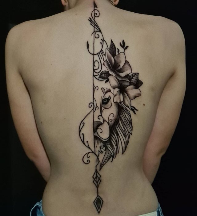 tattoo femenino muy grande 49