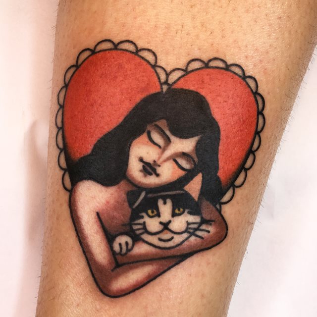 tattoo femenino old school 20