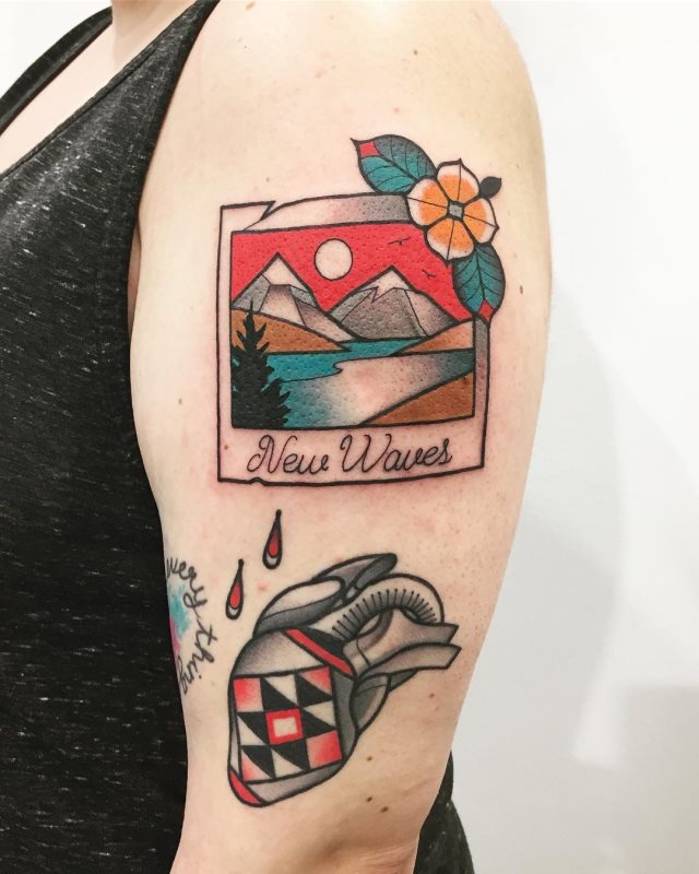 tattoo femenino old school 77