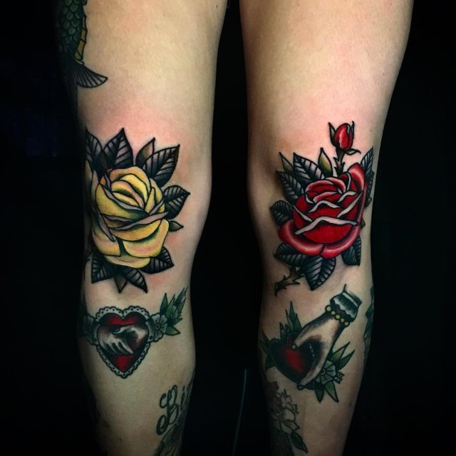 tattoo femenino old school 85