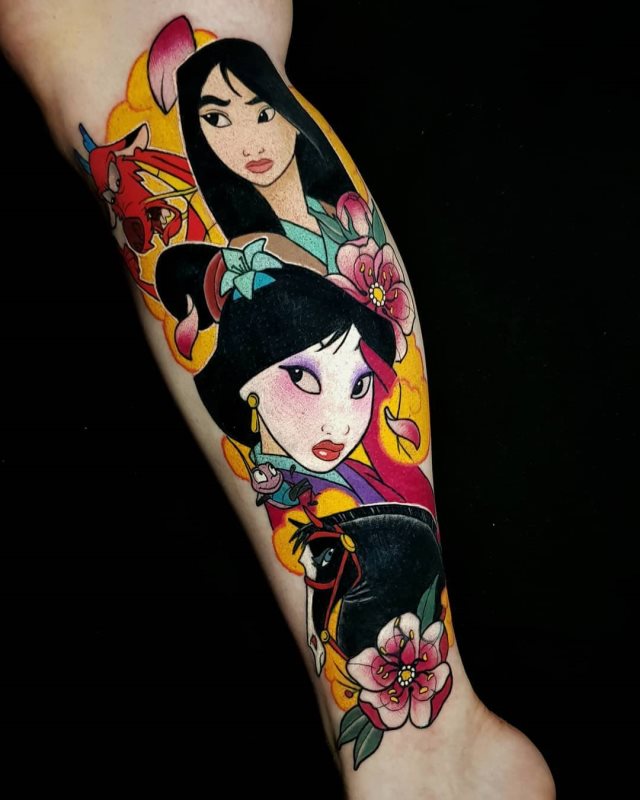 tattoo femenino oriental 08
