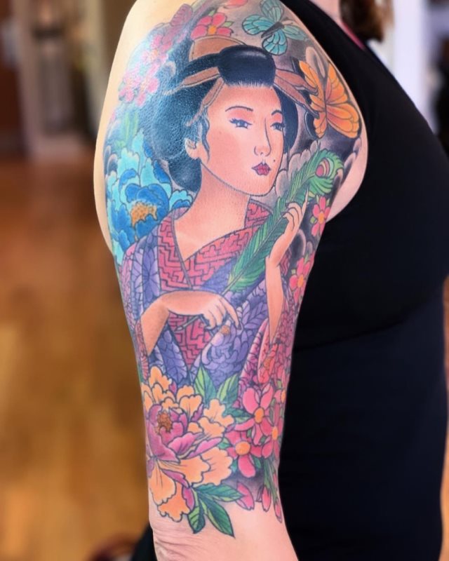 tattoo femenino oriental 29