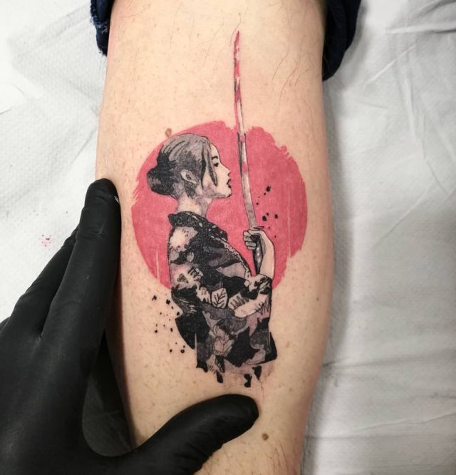tattoo femenino oriental 30
