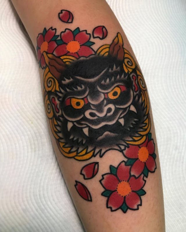 tattoo femenino oriental 37