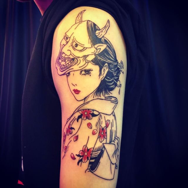 tattoo femenino oriental 41