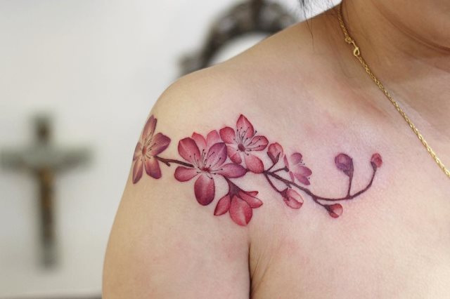 tattoo femenino oriental 45