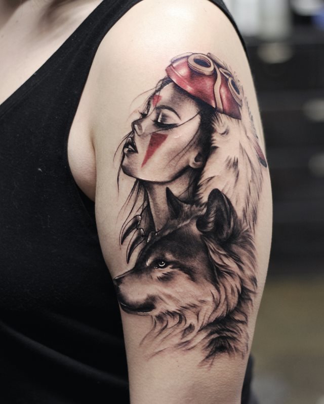 tattoo femenino oriental 48