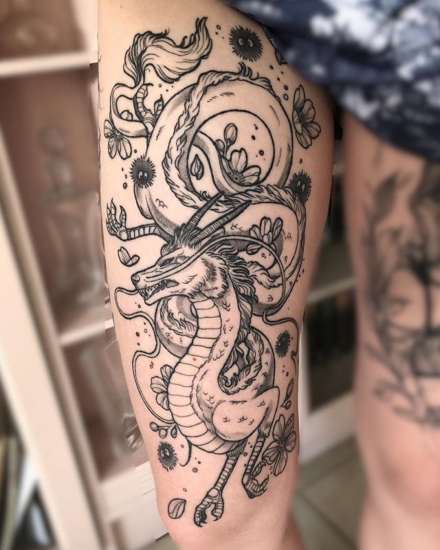 tattoo femenino oriental 53