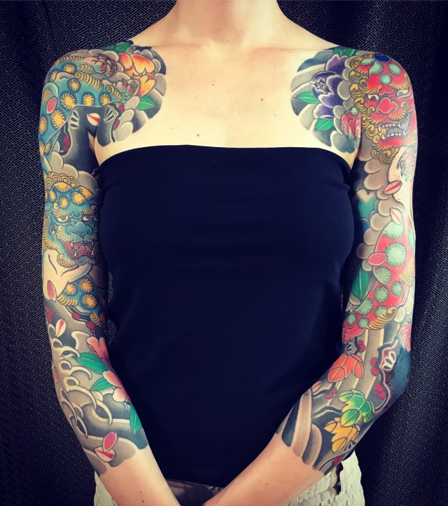 tattoo femenino oriental 62