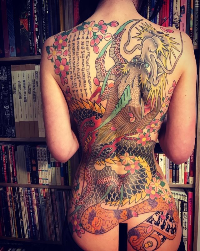 tattoo femenino oriental 64