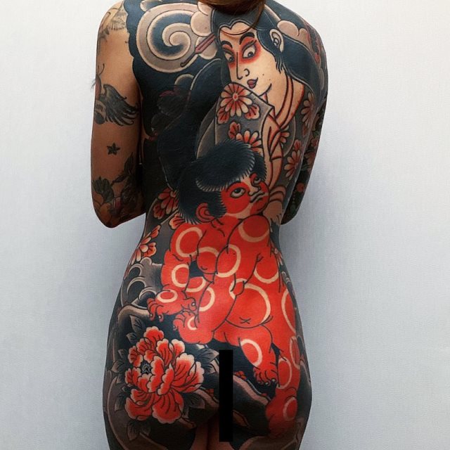 tattoo femenino oriental 71