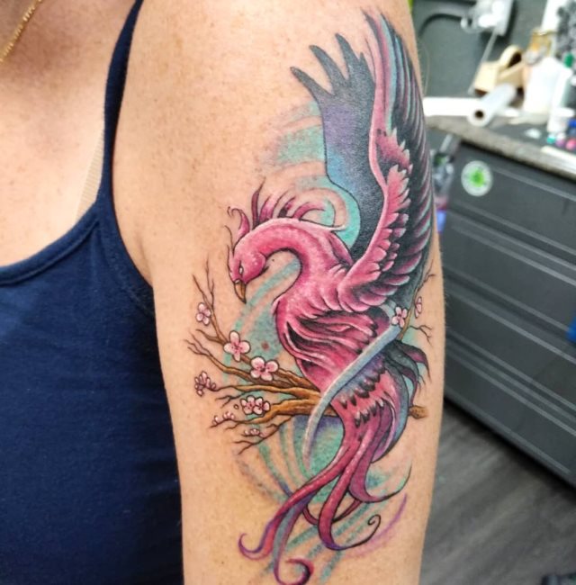 tattoo femenino oriental 74