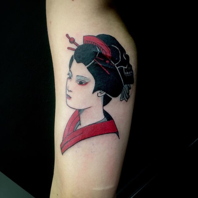 tattoo femenino oriental 78