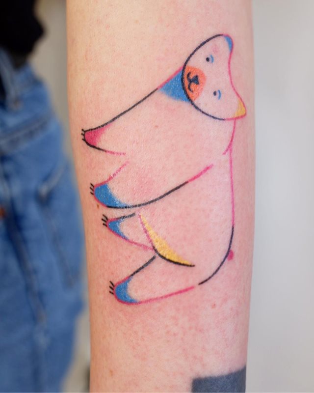 tattoo femenino oso 18