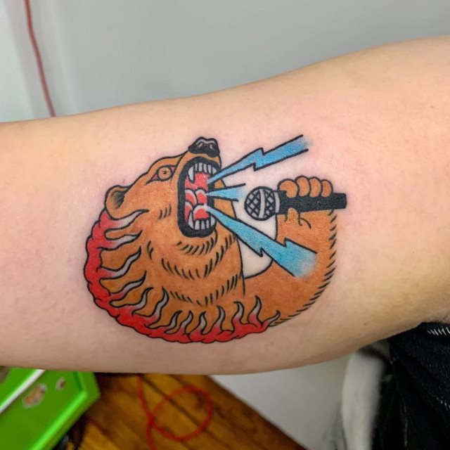 tattoo femenino oso 26
