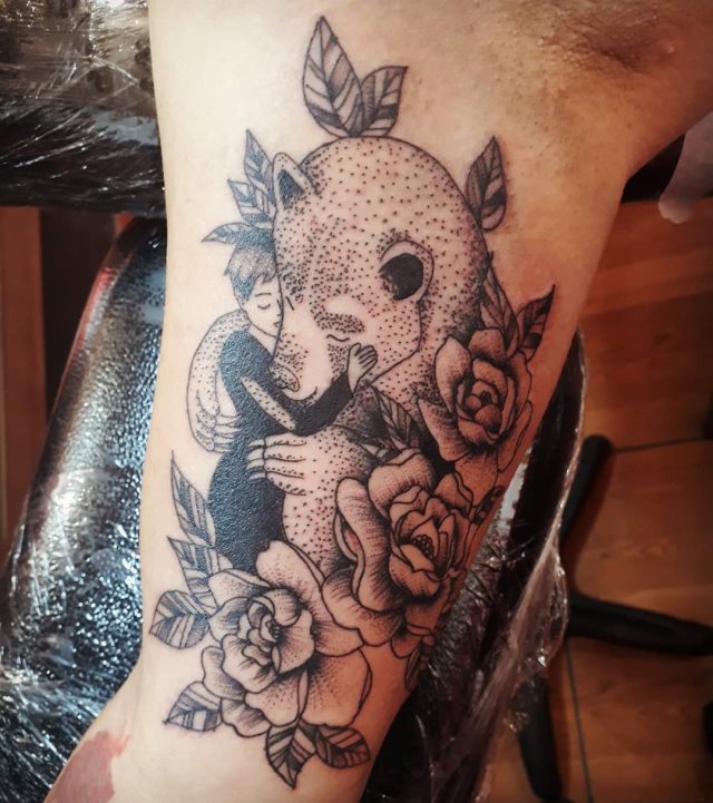 tattoo femenino oso 29