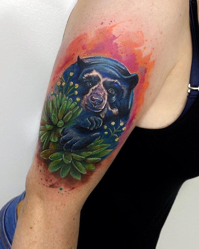 tattoo femenino oso 40