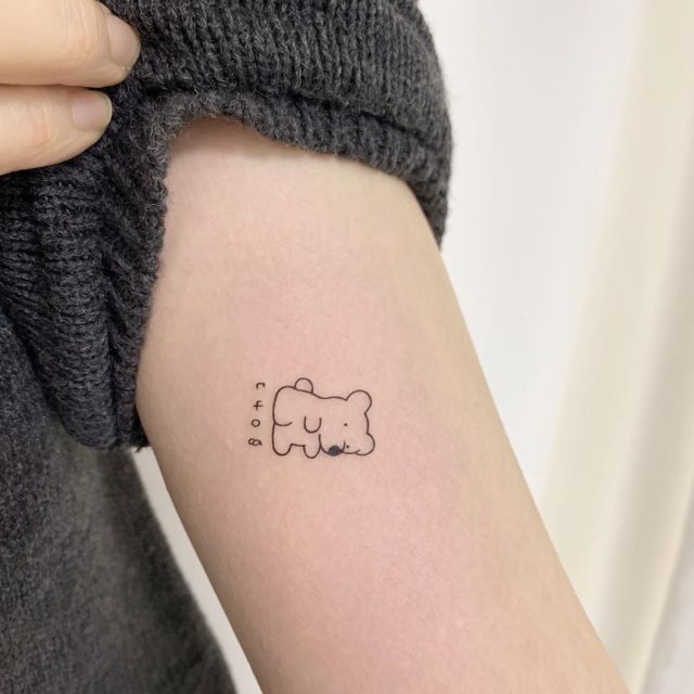 tattoo femenino oso 41