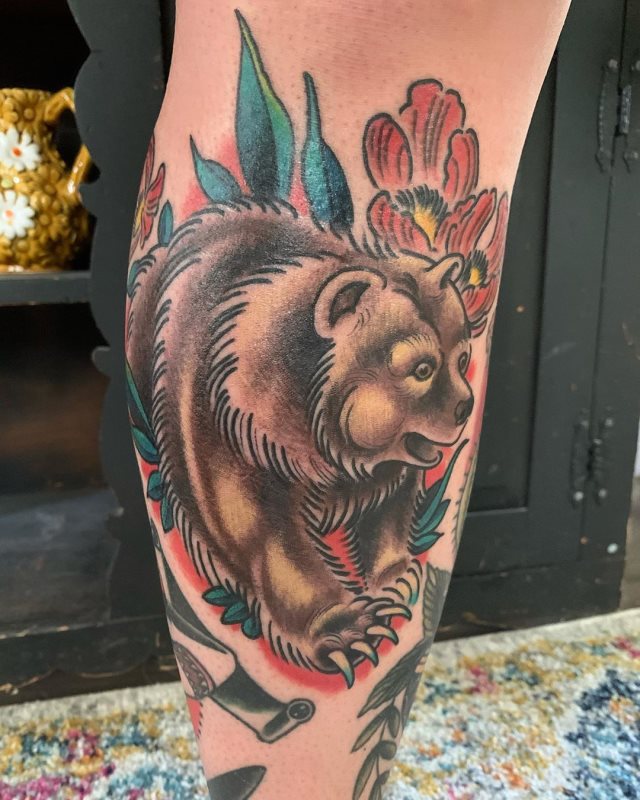 tattoo femenino oso 49