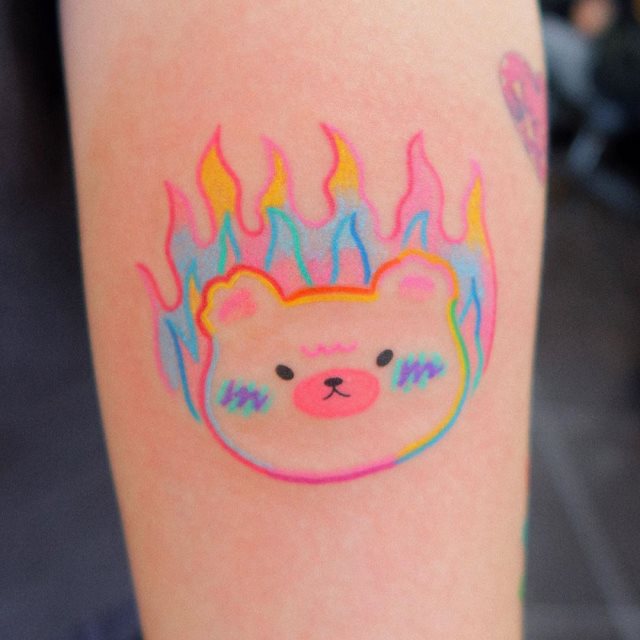 tattoo femenino oso 53