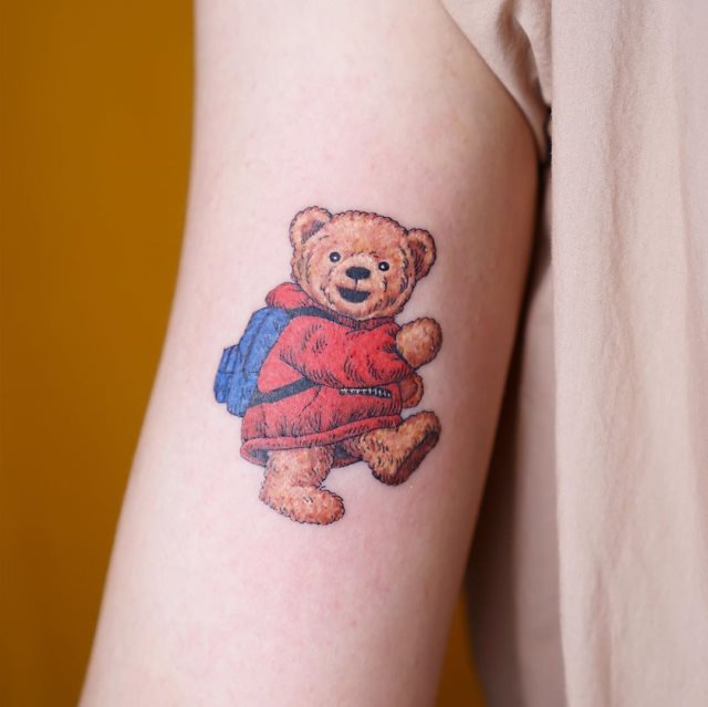 tattoo femenino oso 62