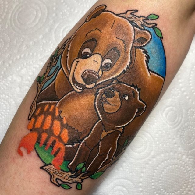 tattoo femenino oso 65
