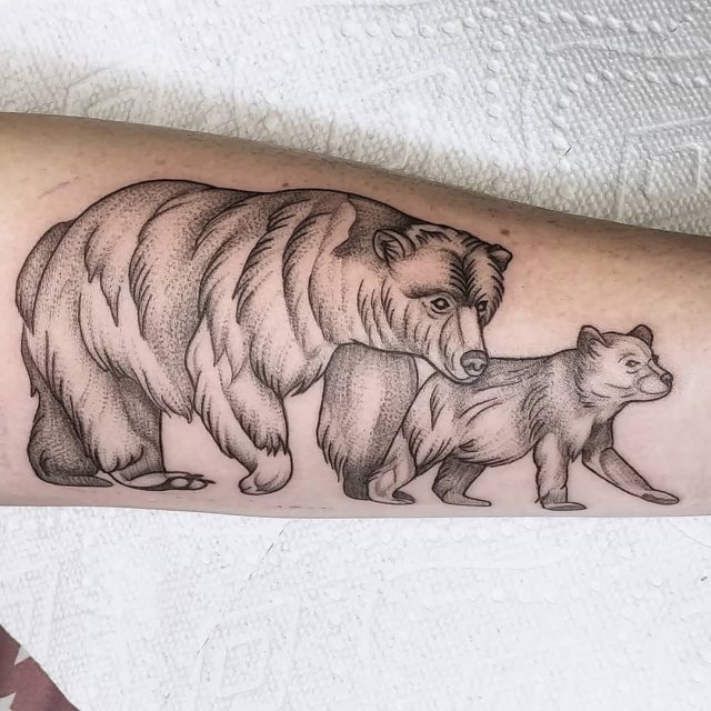 tattoo femenino oso 67