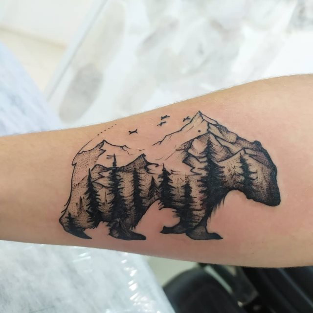 tattoo femenino oso 71