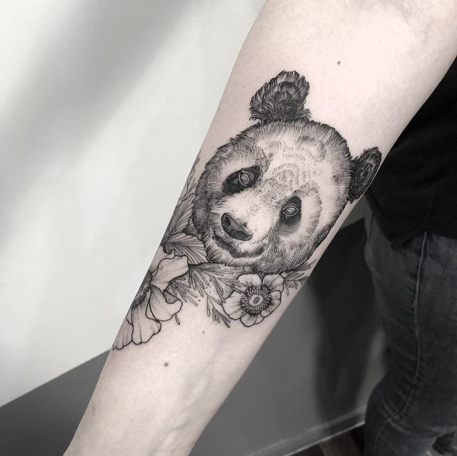 tattoo femenino oso 82