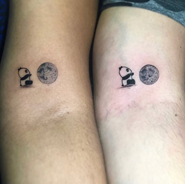 tattoo femenino oso panda 08